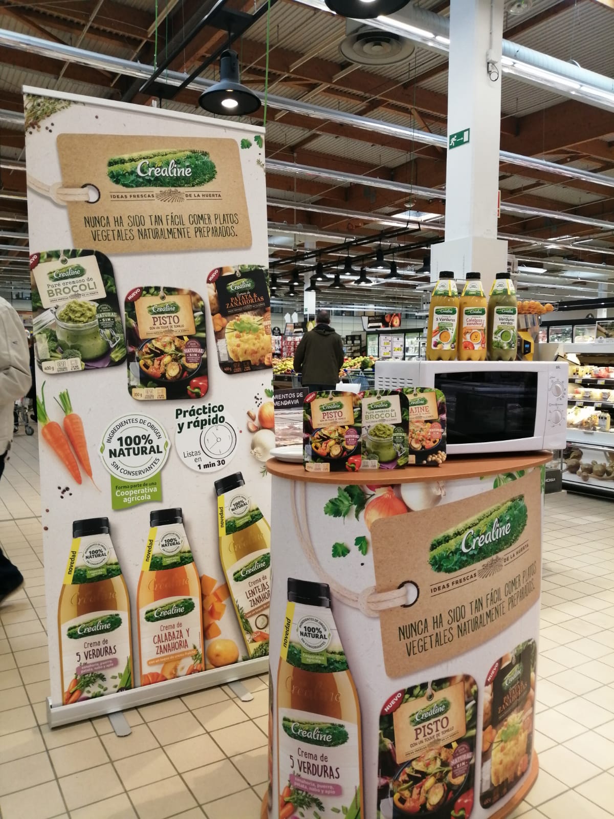 CREALINE. Puesto degustación