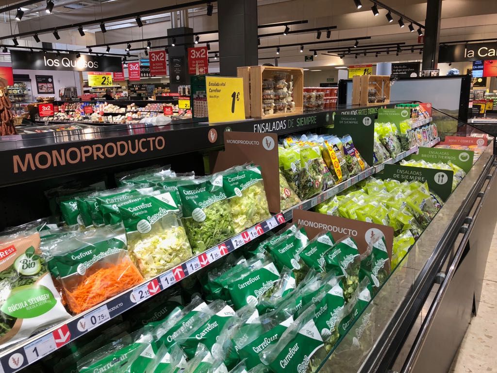 Ejemplo segmentación en neveras bajas abiertas